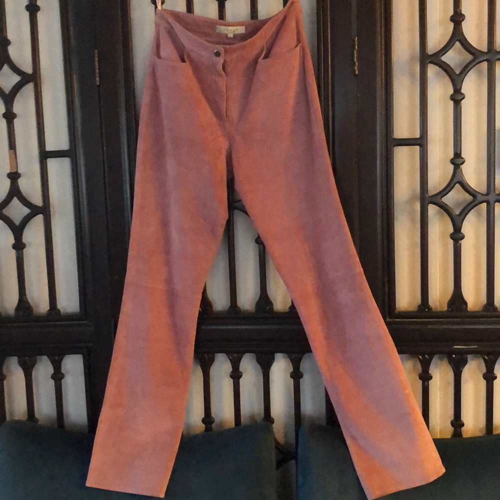 Beautiful light pink Suede pants